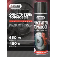 Очиститель тормозов на углекислоте БиБИп professional аэрозоль 650 мл BB-328