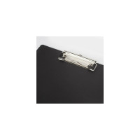Доска-планшет BRAUBERG Comfort с прижимом А4 230х350 мм, картон/ПВХ, черная, 222657