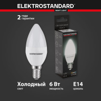 Светодиодная лампа Elektrostandard свеча СD LED 6W 6500K E14 BLE1423 a049162