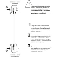 Ролики для душевой кабины MasterProf 23 мм серые, комплект на 1 дверь (двойной верх 2шт. + одинарный низ с кнопкой 2шт), №1 ИС.131346