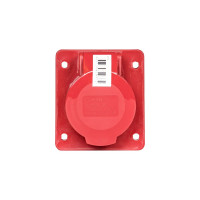 Розетка стационарная внутренняя EKF 414 3Р+PЕ 16А 380В IP44 ps-414-16-380