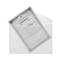 Прозрачная папка-конверт Attache КНК 180, матовый, 10шт в упаковке 727931