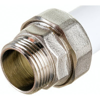 Ниппельное соединение RTP американка трубная, наружная резьба, D25х3/4" 14288