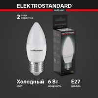 Светодиодная лампа Elektrostandard свеча СD LED 6W 6500K E27 BLE2738 a048678