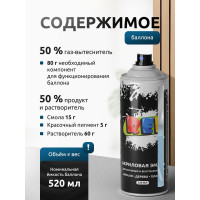 Акриловая универсальная эмаль REF синий 520 мл 0021