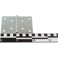 Прямая широкая петля VORMANN 70х105х1,5 мм, оцинкованная, латунный штифт 00504 070 Z