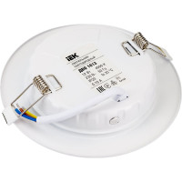 Светильник IEK ДВО 1613, LED, белый, круг, 12Вт, 4000К, IP20 LDVO0-1613-12-4000-K01