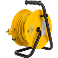 Катушка с термозащитой IEK "Industrial" УК20 4 места, 2Р+PЕ, 20м, 3х1,5 мм2 WKP15-16-04-20
