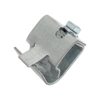 Держатель круглого проводника EZETEK 8-10мм для желоба водостока, оцинковка 91081