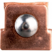 Держатель круглого проводника EZETEK 6-10мм для фальца 0.7-3мм, медь 91093