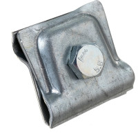 Соединительный зажим EZETEK круглого проводника 8-10мм, оцинковка 91071