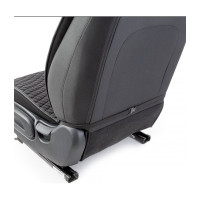 Накидки на передние сиденья CarPerformance, 2 шт. материал fiberflax /лен/ CUS-1032 BK