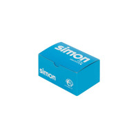 Адаптер Simon с штыревым разъёмом С14, папа IEC320, К45, графит K305A-14