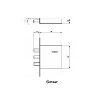 Врезной замок Шепард Крепыш 2055