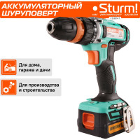 Аккумуляторная дрель Sturm CD3614T