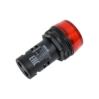 Лампа коммутационная DEKraft ЛК-22, IP54, красная 25003DEK