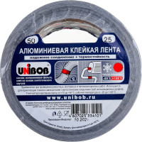 Алюминиевая клейкая лента UNIBOB 50 мм х 25 м 215001