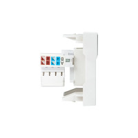 Розетка EKF RJ45, категории 5e 2 модуля E2MK015E-135-10