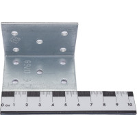 Крепежный уголок VORMANN 40х40х60х2,5 мм, оцинкованный 70 934 000