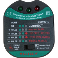 Детектор автоматических выключателей, тестер розеток MASTECH MS5902RTD 00-00000753