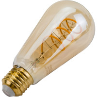 Светодиодная лампа VOLTEGA Колба ST64 диммируемая GOLD E27 4W 2000K 7077