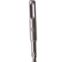 Бур по бетону, двойная спираль, Cobalt W-tip (8x160 мм; SDS PLUS) Denzel 705012