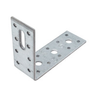 Соединительный уголок VORMANN 120х90х40х4 мм, оцинкованный 70 917 000