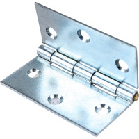 Прямая петля VORMANN 50х50х1,2 мм, оцинкованная, латунный штифт 00503 050 Z