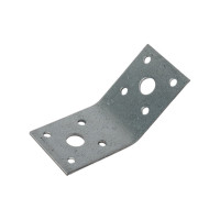 Уголок для стропильных соединений VORMANN 135 градусов, 50x50x40x2,5 мм, оцинкованный 71 106 000