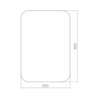 Зеркало Mixline Выбор 550x800 мм 537559