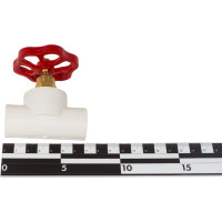 Вентильный кран Blue Ocean короткий, полипропиленовый - 20 PPRF/SSV(W)-20