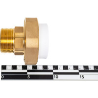 Комбинированная разъемная муфта американка Blue Ocean с наружной резьбой - 50x1 1/2, полипропилен PPRF/UAM(W)-50