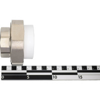 Комбинированная разъемная муфта американка Blue Ocean полипропиленовая, ВР - 50x1,1/2 PPRF/UAF(W)-50