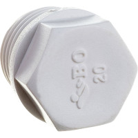 Заглушка Blue Ocean полипропиленовая, резьбовая НР - 1/2 PPRF/SCAPM(W) - 1/2"