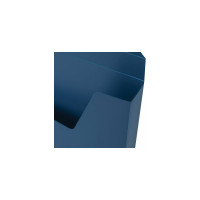 Пластиковый портфель STAFF А4 320х225х36 мм, без отделений, синий, 229240