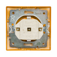 Розетка Lezard Мира с заземлением сосна 701-0801-122