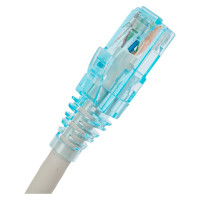Патч-корд Hyperline PC-LPM-UTP-RJ45-RJ45-C6-5M-LSZH-GY U/UTP, Cat.6 100% Fluke Component 41841