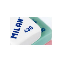 Ластик Milan 430 каучук, 4 штуки в блистере BMM9215 973166
