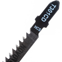 Пилка длинная по дереву T 301 CD (5 шт; 90х115 мм; 8TPI; HCS) для лобзика Novocraft T301CDHCS