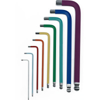Набор шестигранников NORGAU COLOUR удлиненные, 9 шт N42CEL-009 061001809