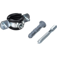 Хомут Uni-Fitt 3/4” 25-29 мм с резиновым уплотнителем, шпилькой и дюбелем 850U3800