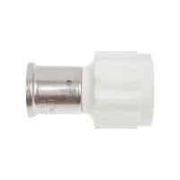 Муфта HENCO ВР, ПВДФ пресс, белая, 26x1" 18PKW-2606