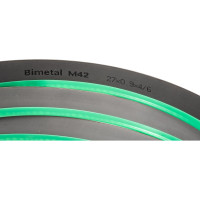 Полотно пильное для резки металла Spectra Bimetal M42 (27х0.9х2455 мм; 4/6K TPI) HONSBERG 4671011393434