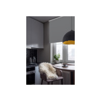 Рулонная штора Эскар Blackout, LUX цвет графит 62x170 см, арт. 81745062170