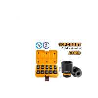 Набор торцевых ударных головок INDUSTRIAL (10 шт; 10-24 мм; 1/2) INGCO HKISSD12101