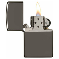 Подарочный набор Zippo: ветроустойчивая зажигалка Black Ice + вставной блок 29789