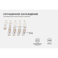 Светодиодная лента Apeyron 12В, 14,4Вт/м, smd2835, 5м, 3000К 00-51