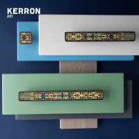Ручка-скоба KERRON JEWEL 128 мм, графит KA3-128JW42-GF