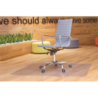 Защитный коврик BSL-office под кресло, прямоугольный, прозрачный, шагрень, поликарбонат 1118091200