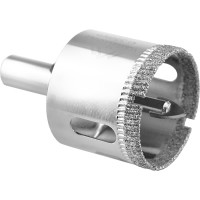Коронка с центрирующим сверлом по стеклу и керамике (35х55 мм) Vertextools 336-35-55
